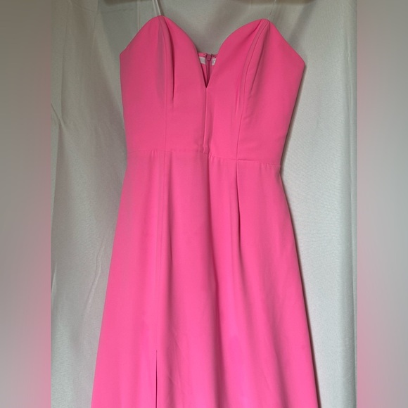 Amanda Uprichard Cherri Gown in Hot Pink - Picture 6 of 6